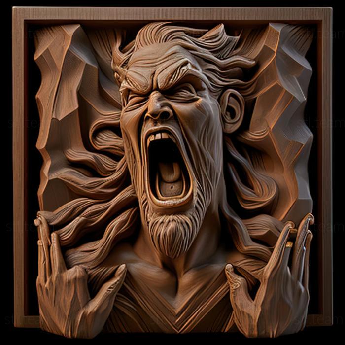 3D модель Шазам Гнів богів (STL)